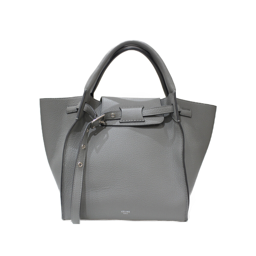 CELINE Big Bag Gray Calfskin Handbag Shoulder - Picture 1 of 7